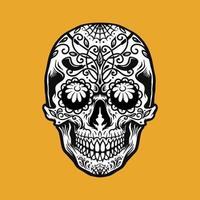 Élément de tatouage mexicain dia de los muertos vecteur