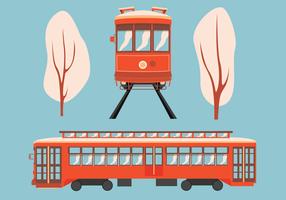 Tramway Jouet, Illustration, Vecteur Sur Fond Blanc Clip Art Libres De  Droits, Svg, Vecteurs Et Illustration. Image 152563664