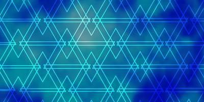 fond de vecteur bleu clair avec des lignes, des triangles.