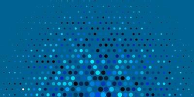 texture de vecteur bleu foncé avec des cercles.