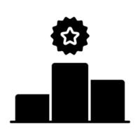 tableau de classement des positions, icône du classement vecteur