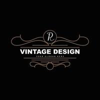 design vintage rétro, logo d'ornement vectoriel minimaliste luxueux, avec style mandala et batik, illustration de marque de produit, invitation, bannière, mode