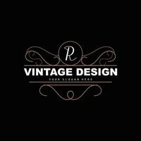 design vintage rétro, logo d'ornement vectoriel minimaliste luxueux, avec style mandala et batik, illustration de marque de produit, invitation, bannière, mode