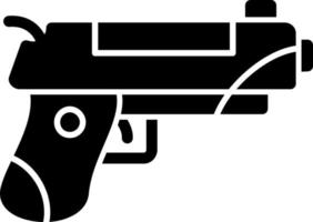 conception d'icônes vectorielles d'armes à feu vecteur
