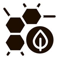 icône de vecteur de miel ingrédient cosmétique