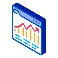 croissance jusqu'à l'illustration vectorielle d'icône isométrique vecteur