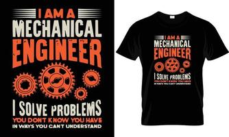 conception de t-shirts d'ingénierie vecteur