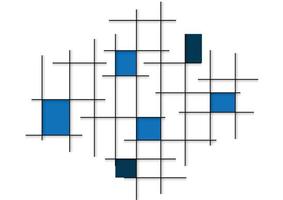 la structure abstraite créative de la ligne de conception géométrique moderne ou du minimalisme de forme futuriste pour les papiers peints décoratifs ou le concept de toile de fond d'illustration d'ondulation sans soudure vecteur