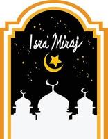 isra isra miraj vecteur