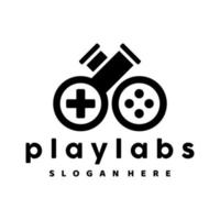 vecteur de conception de logo play labs