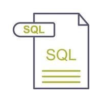 icône de vecteur sql