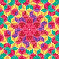 Arrière-plan coloré Triangle géométrique vecteur
