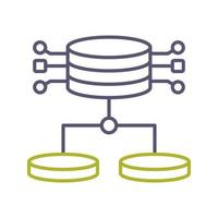icône de vecteur de données structurées