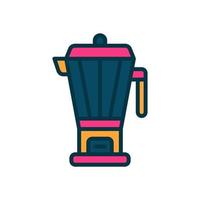 icône de cafetière pour votre site Web, mobile, présentation et création de logo. vecteur