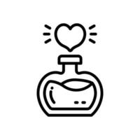 icône de potion d'amour pour votre site Web, mobile, présentation et conception de logo. vecteur