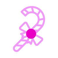 bonbon icône duotone rose style valentine illustration vecteur élément et symbole parfait.