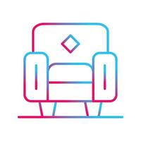 icône de vecteur de fauteuil