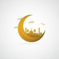 illustration de conception de modèle de vecteur ramadan kareem