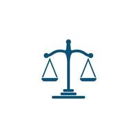 modèle de logo de droit de la justice vecteur