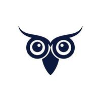 modèle de logo illustration hibou oiseau vecteur