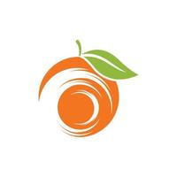 création de logo orange vecteur