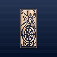 éléments décoratifs bordure cadre bordures motif fichiers de modèle islamique dxf modèle de panneau découpé au laser fichiers cnc - conception jali pour routeur graphique et cnc vecteur