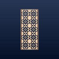 éléments décoratifs bordure cadre bordures motif fichiers de modèle islamique dxf modèle de panneau découpé au laser fichiers cnc - conception jali pour routeur graphique et cnc vecteur