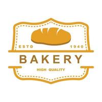 boulangerie logo modèle illustration vectorielle vecteur