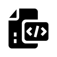 icône de fichier pour votre site Web, mobile, présentation et conception de logo. vecteur