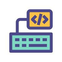 icône de clavier pour votre site Web, mobile, présentation et conception de logo. vecteur