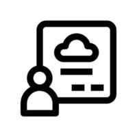 icône de météorologie pour votre site Web, mobile, présentation et conception de logo. vecteur