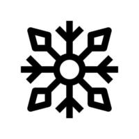 icône de flocon de neige pour votre site Web, mobile, présentation et création de logo. vecteur