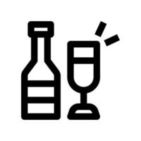 icône de vin pour votre site Web, mobile, présentation et conception de logo. vecteur