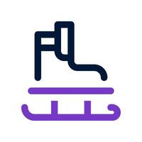 icône de patin à glace pour votre site Web, mobile, présentation et création de logo. vecteur