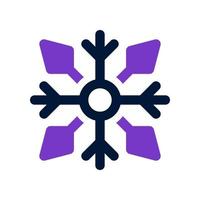 icône de flocon de neige pour votre site Web, mobile, présentation et création de logo. vecteur