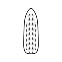 épi de maïs ligne jaune icône illustration vectorielle vecteur