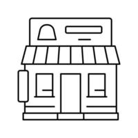 magasin de bonbons ligne icône illustration vectorielle vecteur