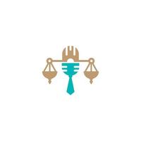 création de logo de cabinet d'avocats, logo de droit vecteur