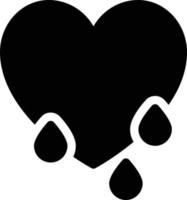 illustration vectorielle de gouttes de coeur sur fond.symboles de qualité premium.icônes vectorielles pour le concept et la conception graphique. vecteur