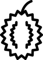 illustration vectorielle de durian sur fond.symboles de qualité premium.icônes vectorielles pour le concept et la conception graphique. vecteur