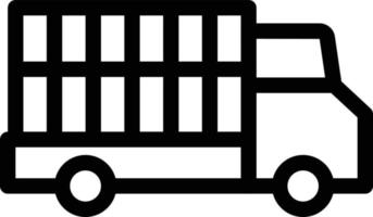 illustration vectorielle de camion militaire sur fond.symboles de qualité premium.icônes vectorielles pour le concept et la conception graphique. vecteur