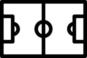 illustration vectorielle de terrain de football sur fond.symboles de qualité premium.icônes vectorielles pour le concept et la conception graphique. vecteur