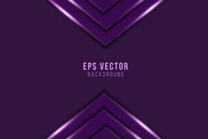 géométrique minimal sur fond violet foncé. composition de formes dynamiques. vecteur eps10.