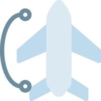 illustration vectorielle d'avion sur un fond. symboles de qualité premium. icônes vectorielles pour le concept et la conception graphique. vecteur