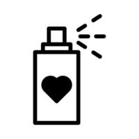 icône cosmétique duotone noir style valentine illustration vecteur élément et symbole parfait.