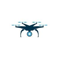 création d'icône vectorielle logo drone vecteur