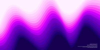 modèle d'arrière-plan abstrait de ligne de vague colorée. vecteur de conception de courbe de ligne violette