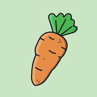 illustration de carotte vecteur