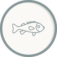 icône de vecteur de poisson de roche