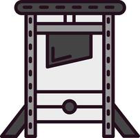 icône de vecteur de guillotine